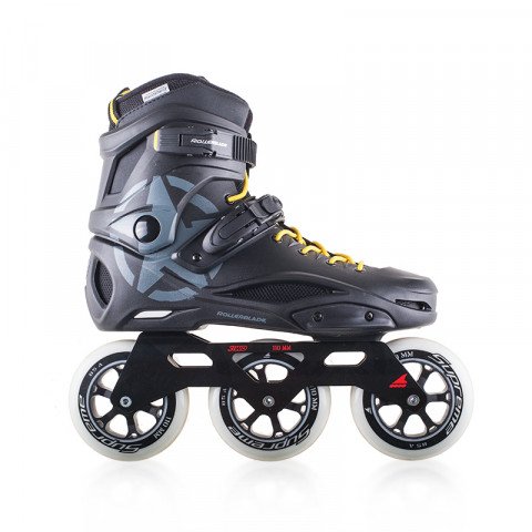 Skates - Rollerblade - RB 110 Black/Yellow Inline Skates - Photo 1