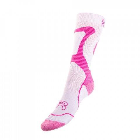 Socks - FR Nano Sport Socks - White/Pink Socks - Photo 1