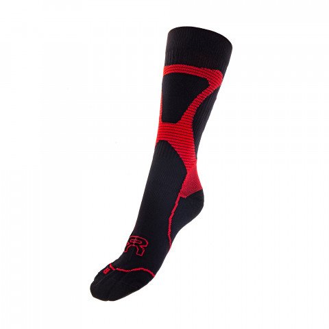 Socks - FR Nano Sport Socks - Black/Red Socks - Photo 1