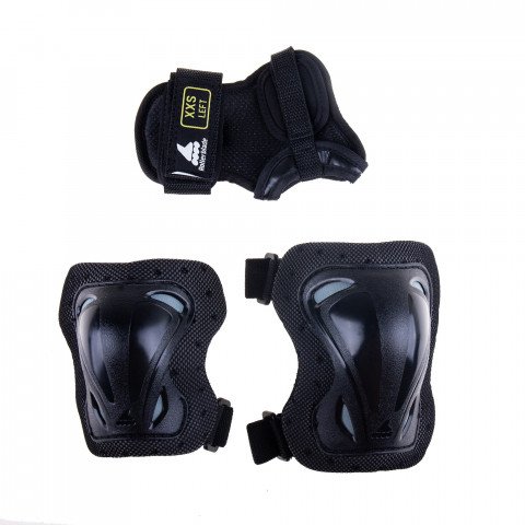 Pads - Rollerblade Skate Gear Junior Tri-Pack - Black Protection Gear - Photo 1