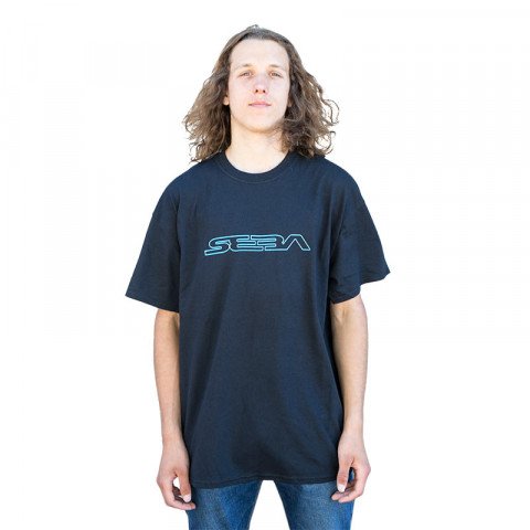 T-shirts - Seba Men T-shirt - Black/Blue T-shirt - Photo 1
