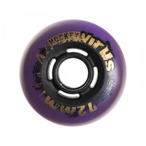 Special Deals - Gyro Hockey Virus 72mm/86a (1 szt.) - Violet Inline Skate Wheels - Photo 1