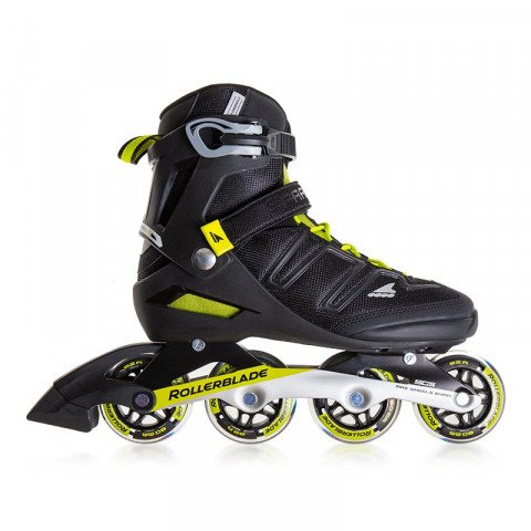 Skates - Rollerblade Spark 80 - Black/Lime Inline Skates - Photo 1