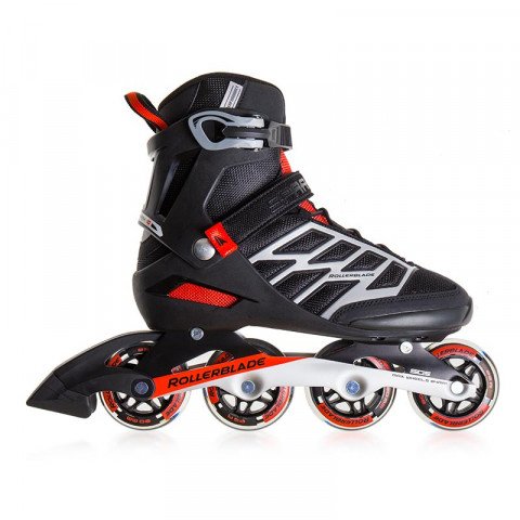Skates - Rollerblade - Spark 80 - Black/Red Inline Skates - Photo 1