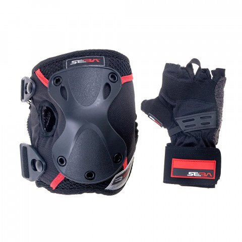 Pads - Seba Protective Pack x 2 (Glove + Knee Zip) Protection Gear - Photo 1