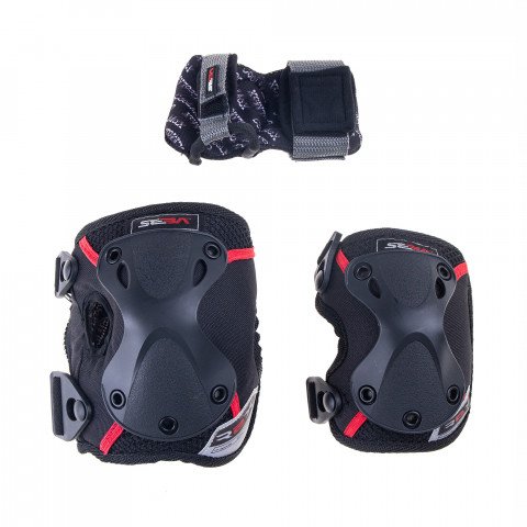 Pads - Seba Protective Pack x 3 (Wrist, Knee Zip, Elbow) Protection Gear - Photo 1