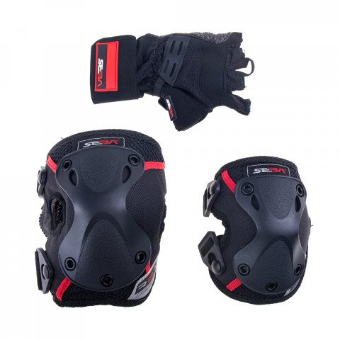 Pads - Seba Protective PRO Pack x 3 (Wrist, Knee Zip, Elbow) Protection Gear - Photo 1