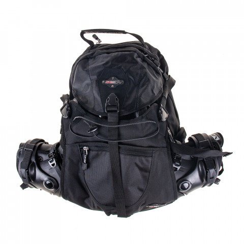Vintage Senate Brand Gear Inline Skate Backpack Bag Orange/Black