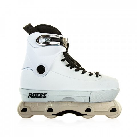 Skates - Roces 5th Element White Flat - Complete Inline Skates - Photo 1