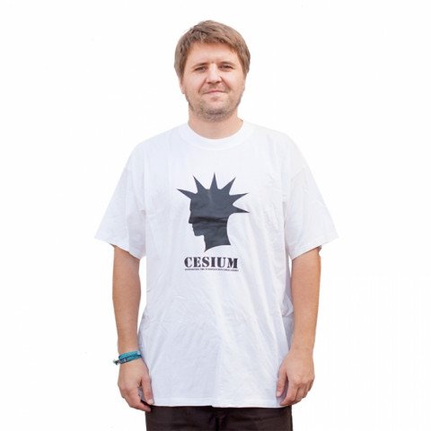T-shirts - Cesium Support - White T-shirt - Photo 1