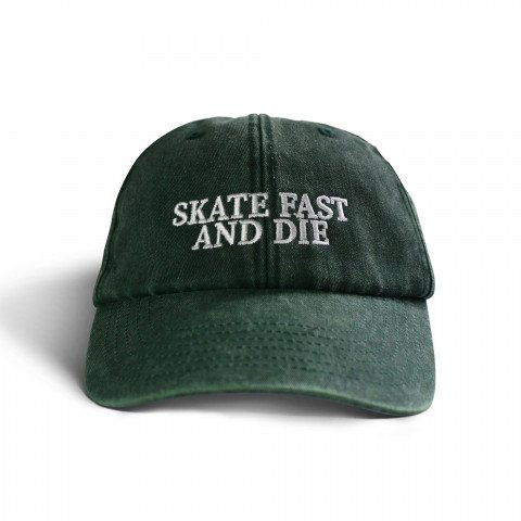 Caps - Inferno Skate Fast And Die Cap - Green - Photo 1