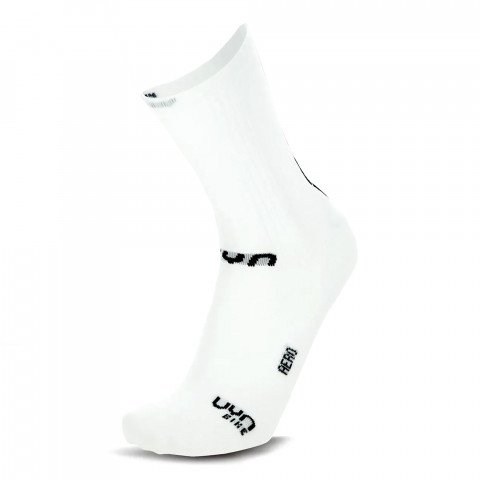 Socks - UYN Man Cycling Aero - White/Black Socks - Photo 1