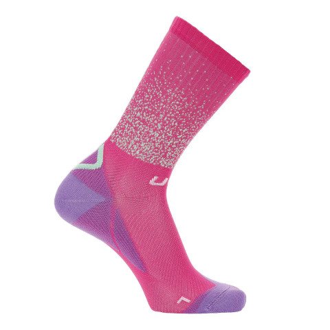 Socks - UYN Cycling Aero Lady - Pink/Violet Socks - Photo 1