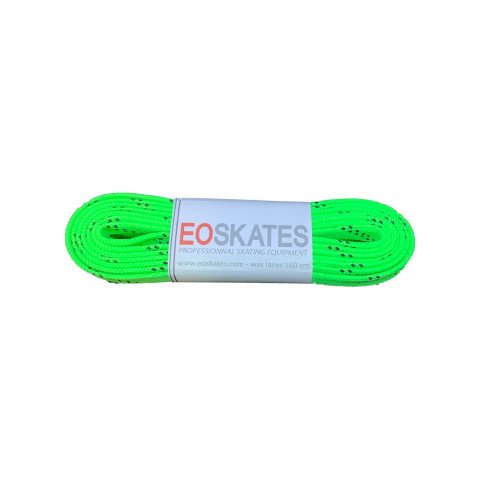 Laces - EO Skates Waxed Laces 160cm - Flash Green Laces - Photo 1