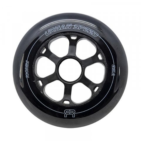 Wheels - FR Urban Speed 100mm/85a - Black Inline Skate Wheels - Photo 1