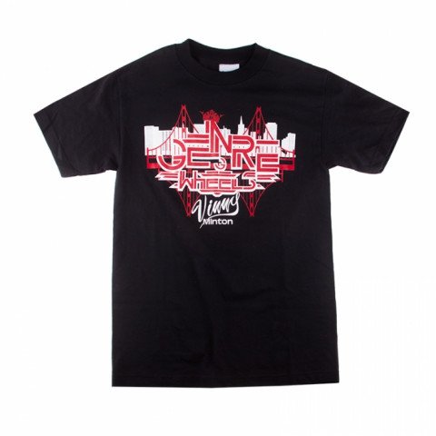 T-shirts - Genre Wheels Vinny Minton PRO Tshirt - Black T-shirt - Photo 1