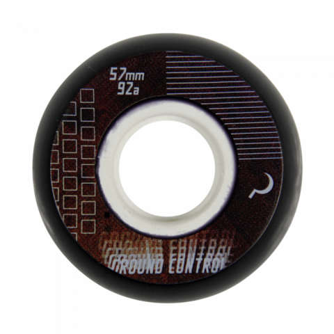 Wheels - Ground Control - Whell 57mm/92a - Czarne Inline Skate Wheels - Photo 1