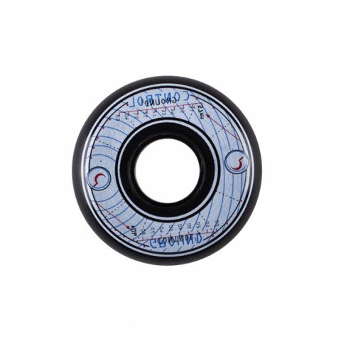 Wheels - Ground Control - Nautic Mirror - Black - 57mm/90a Inline Skate Wheels - Photo 1