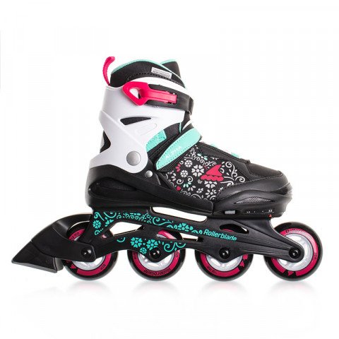 Skates - Rollerblade Alpha - Black/Blue/Pink Inline Skates - Photo 1