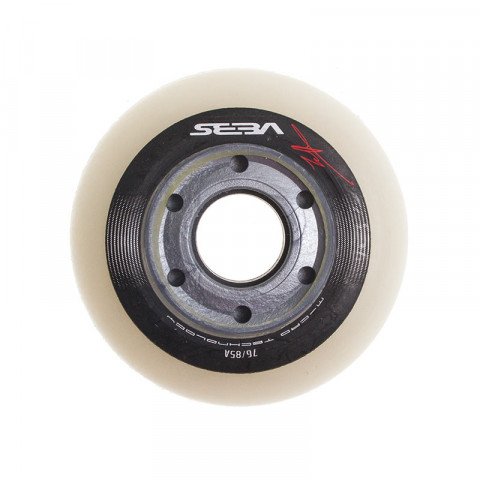Special Deals - Seba Deluxe Wheel 76mm/84a - White/Grey Inline Skate Wheels - Photo 1