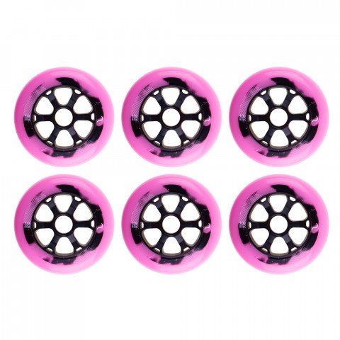 Wheels - Ground Control UR Moon 110mm/85a Pink (6) Inline Skate Wheels - Photo 1