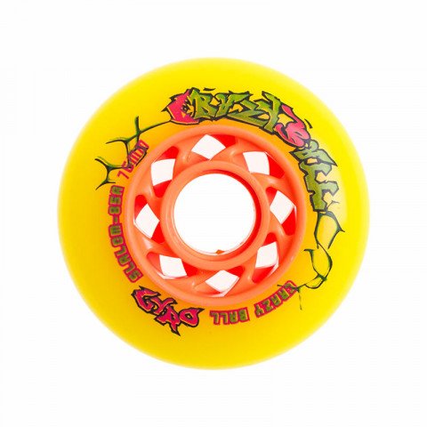 Special Deals - Gyro - Crazy Ball 76mm/85a - Orange Inline Skate Wheels - Photo 1