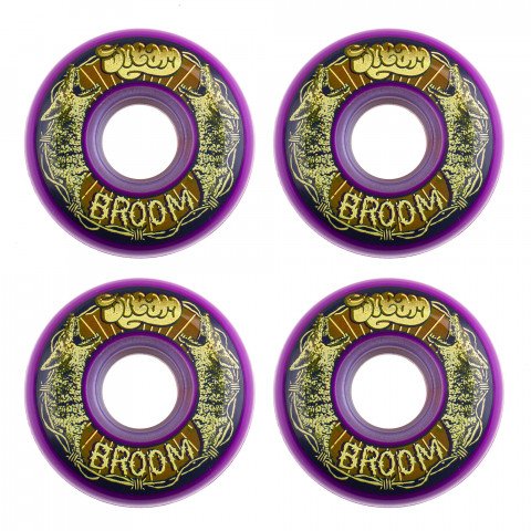 Wheels - Dream Andrew Broom 60mm/90a - Purple (4 pcs.) Inline Skate Wheels - Photo 1