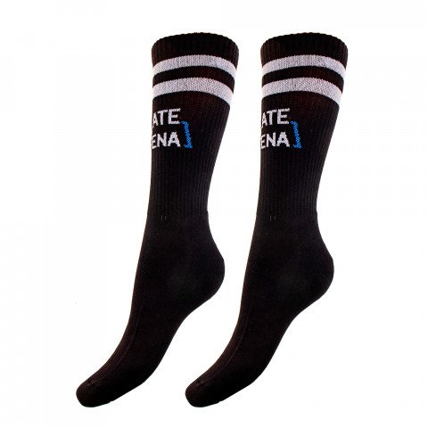 Socks - SkateArena - Short Socks - Black/White Socks - Photo 1