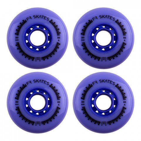 Wheels - FR Downtown 80mm/85a - Light Purple/Purple (4.) Inline Skate Wheels - Photo 1