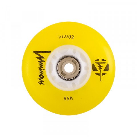 Wheels - Luminous - LED 80mm/85a - Yellow Inline Skate Wheels - Photo 1