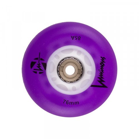 Wheels - Luminous - LED 76mm/85a - Violet Inline Skate Wheels - Photo 1