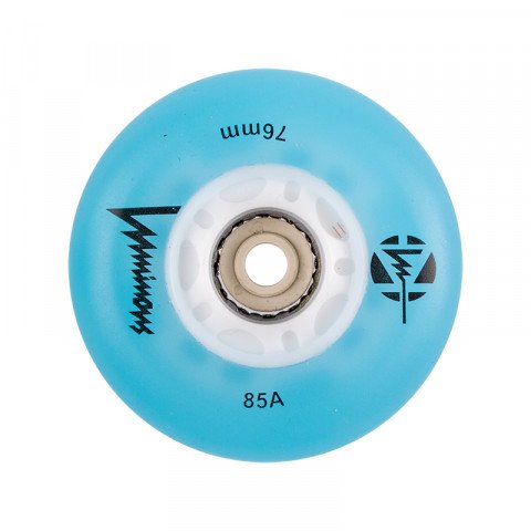 Wheels - Luminous LED 76mm/85a - Niebieskie Inline Skate Wheels - Photo 1