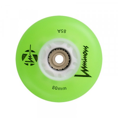 Wheels - Luminous - LED 80mm/85a - Green Inline Skate Wheels - Photo 1
