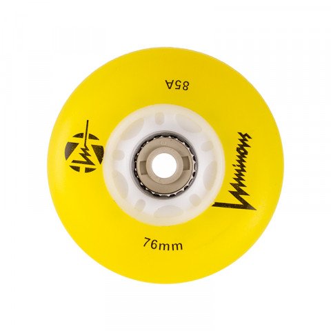 Wheels - Luminous - LED 76mm/85a - Yellow Inline Skate Wheels - Photo 1