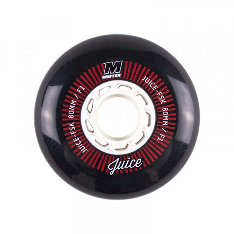 Special Deals - Matter - Juice FSK F1 80mm 2013 - Black/Red (4 pcs.) Inline Skate Wheels - Photo 1