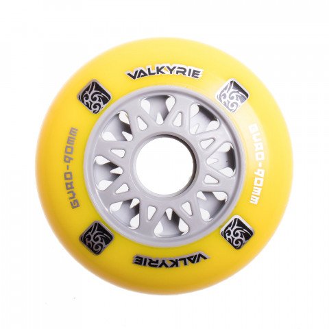 Special Deals - Gyro - Valkyrie 90mm/83a (1 pcs.) - Yellow Inline Skate Wheels - Photo 1