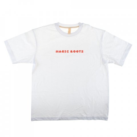 T-shirts - Magic Boots Skate Goods Flowers TS - White T-shirt - Photo 1
