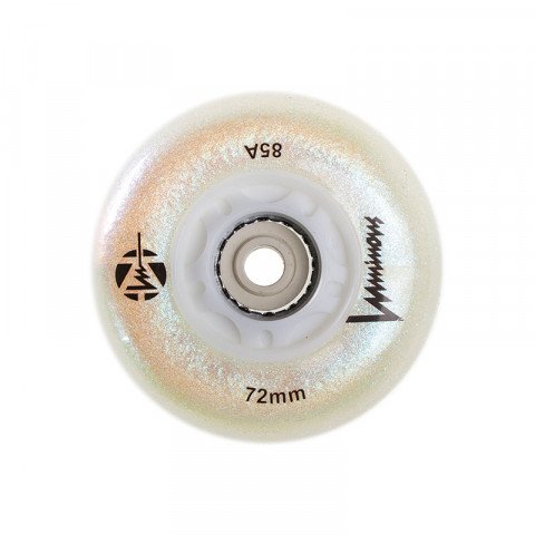 Wheels - Luminous LED 72mm/85a - Nacre Inline Skate Wheels - Photo 1