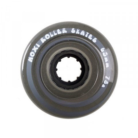 Wheels - Moxi - Juicy 65mm/43mm 78a - Smoke Black (4 pcs.) Inline Skate Wheels - Photo 1