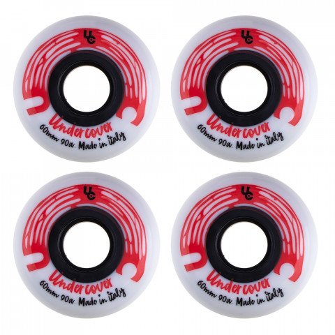 Special Deals - Undercover IT 60mm/90a - White (4 pcs.) Inline Skate Wheels - Photo 1