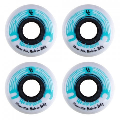 Special Deals - Undercover IT 58mm/90a - White (4 pcs.) Inline Skate Wheels - Photo 1