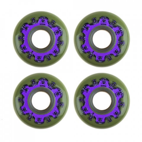 Wheels - Mushroom Blading Toes 60mm/90a (4 pcs.) Inline Skate Wheels - Photo 1