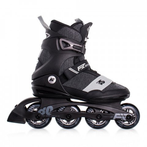 Skates - K2 F.I.T. 80 Pro 2021 - Black/Grey Inline Skates - Photo 1