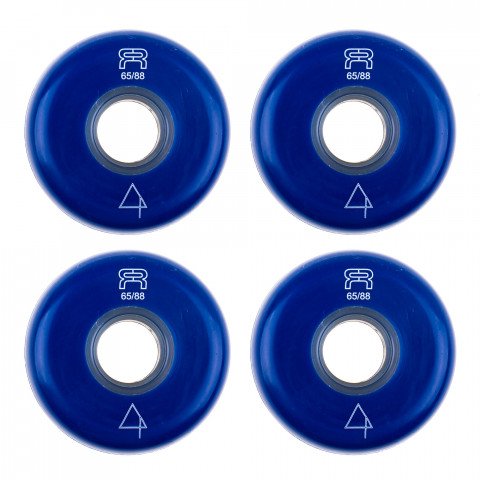Wheels - FR Anthony Pottier Wheels 65mm/88a - Blue Inline Skate Wheels - Photo 1