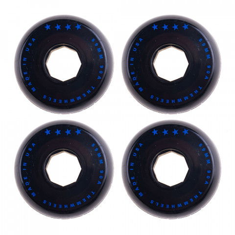 Wheels - Them Made In Usa 59mm/90a (4 pcs.) Inline Skate Wheels - Photo 1