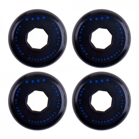 Wheels - Them Made In Usa 57mm/90a (4 pcs.) Inline Skate Wheels - Photo 1