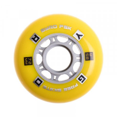Special Deals - Gyro - F2R 72mm/85a - Yellow Inline Skate Wheels - Photo 1
