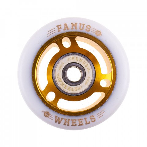 Special Deals - Famus 56x29mm/98a - Gold/White (1 pcs.) Roller Skate Wheels - Photo 1