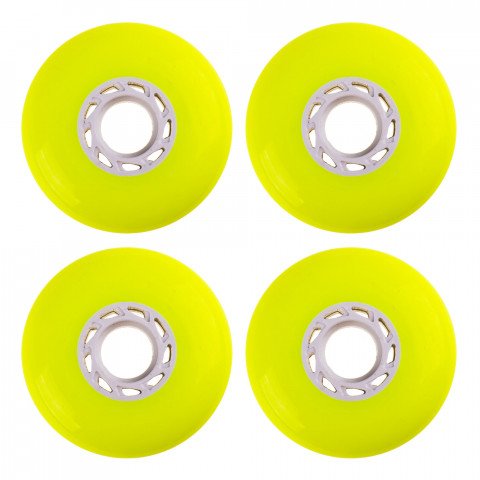 Special Deals - Undercover Team 76mm/86a - Yellow (4 pcs.) Inline Skate Wheels - Photo 1