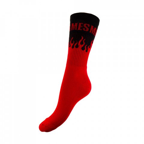 Socks - Mesmer Hots Socks - Black/Red Socks - Photo 1